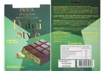 Küf olan çikolata paketi